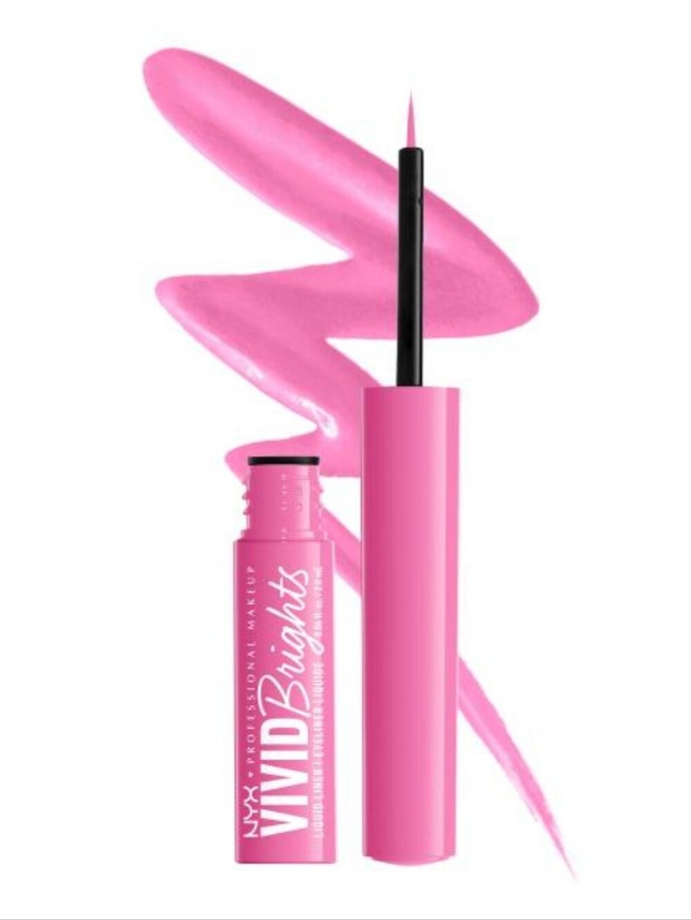 NYX VIVID BRIGHTS LIQUID EYELINER IN DONT PINK TWICE